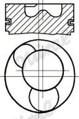Produktbild von NÜRAL 87-522900-30 Kolben für RENAULT TRUCKS C Midliner G Manager