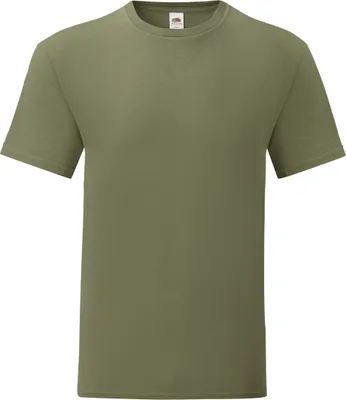 Immagine prodotto di Maglietta Fruit Of The Loom Iconic da uomo (5 pezzi/confezione) PC4369 (S) (verde oliva)