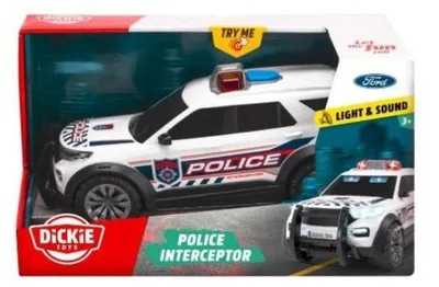 Produktbild von Dickie Spielzeug Polizeiauto Ford Interceptor mit Licht & Sound