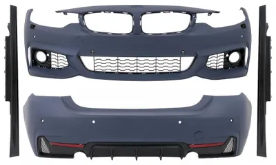 Obrázok produktu pre Bodykit pre BMW radu 4 F32 F33 Coupé Cabrio 2013–2019 s nárazníkom v športovom dizajne.