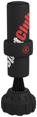 Produktbild von Freistehender Boxsack, verstellbares Schagpolster, befüllbare Basis bis 50 kg, 57 x 57 x 175 cm, Schwarz