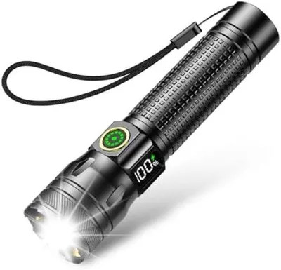 Image de Lampe de poche LED rechargeable, 2000 lumens, zoom, étanche