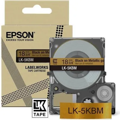 Image de Epson LK-5SBM Noir, Argent
