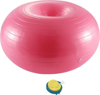 Produktbild von Übung Donut Yoga Ball Workout Kerntraining Stabilität für Pilates Gleichgewicht mit aufblasbarer Pumpe
