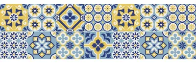 Image de Autocollants pour marches d'escalier - SYLVIANA - 2 bandes de 13,5 x 94,5 cm