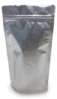 Produktbild von 1000x Standbodenbeutel Aluminium metallic 85x145x50mm 100ml