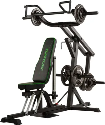 Produktbild von Tunturi WT80 Kraftstation für Zuhause - Vielseitige und Verstellbare Multipresse für Mehr als 50 Übungen - Stabil, Kompakt und Sicher für alle Fitnesslevel