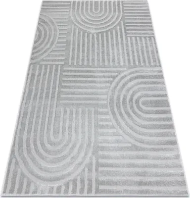 Produktbild von Teppich BALANCE 1918 grau - Geometrisch, strukturell, glamour Grau 120x170 cm