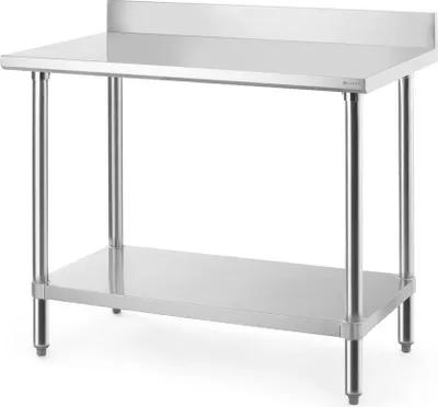 Produktbild von Arbeitstisch mit Aufsatz, HENDI, Budget Line, 1000x600x(H)950mm