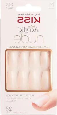 Produktbild von Kunstnagel Set Acryl Französisch 28 Stück