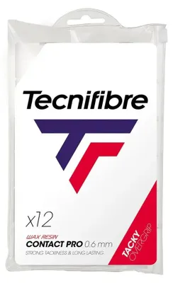Produktbild von Tecnifibre Pro Contact ATP weiß 12er Tennis - Griffbänder, 126220139200000