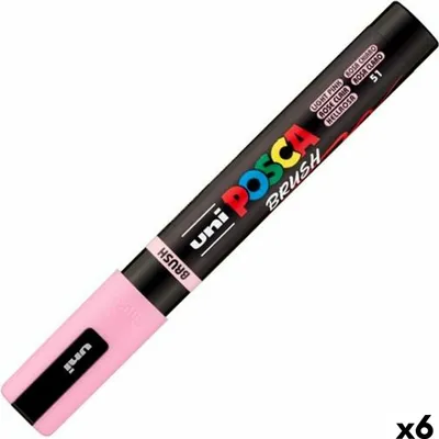 Immagine prodotto di Posca Pennarello Brush Pc-5br Rosa Chiaro (6 Unità)