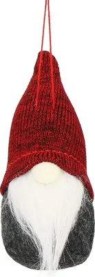 Immagine prodotto di SPRINGOS gnomo di Natale gnomo scandinavo 10 cm da appendere cappello rosso decorazione natalizia