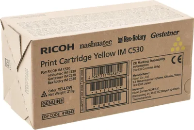 Produktbild von Ricoh IM C530 - Gelb - original - Tonerpatrone