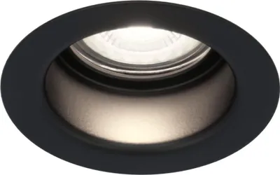 Image de HOFTRONIC - Spot LED encastrable plat 3,8W 270 lm 6000K IP65 Noir