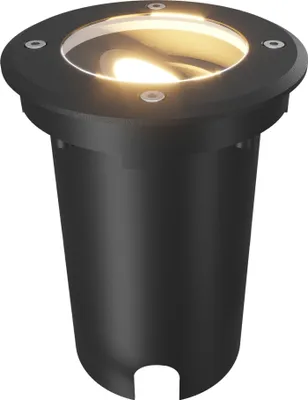 Produktbild von Ledvion - LED Bodenstrahler Außen, 220-240V, IP67, 10W, GU10, Bodenleuchten, Bodeneinbaustrahler, Dimmbar, Rund