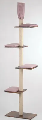 Produktbild von Rohrschneider, KATZE, Katzenbaum Lexie texas/rosa, L/B/H:36x60x230-260, 22101.126
