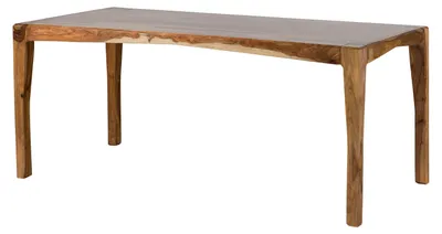 Produktbild von MASSIVMOEBEL24.DE Esstisch Sheesham 160x85x77 braun lackiert ANCONA #0102