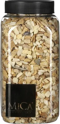 Produktbild von Mica Deko Steine hellbraun 650 ml