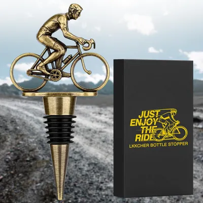 Produktbild von Fahrrad-Flaschendeckel vintage, Weinverschluss, für 1 Flasche, für Fahrradzubehör