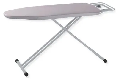 Immagine prodotto di Asse da stiro SensaHome - Asse da stiro pieghevole con supporto per ferro da stiro - 120×38 cm - Grigio chiaro