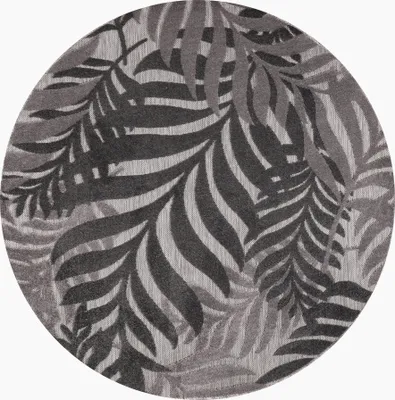 Produktbild von Teppich FLORAL 9020 GRAY 200x200 RUND