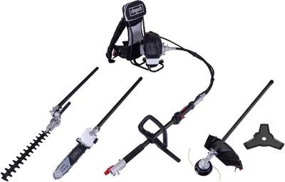 Produktbild von Scheppach Benzin-Multi-Gartenwerkzeug MFH5300-4BP | 51,7 cm³ 2-Takt-Motor | 450 mm Schnittbreite | Schnittlänge 254 mm | 24 mm Schnittstärke