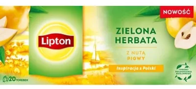 Obrázek produktu pro Zelený čaj Lipton Kdoule 20 sáčků