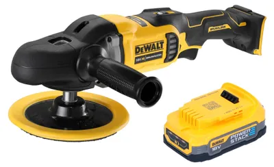 Image de DeWalt DCM 849 N Polisseuse excentrique sans fil 18 V 180 mm Brushless + 1x batterie Powerstack 1,7 Ah - sans chargeur
