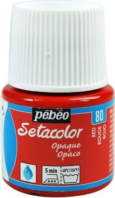 Produktbild von Textilfarbe Setacolor opak - Rot - 45 ml