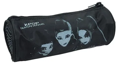 Image de Chasseurs de démons K-pop, étui à crayons noir, 23 cm
