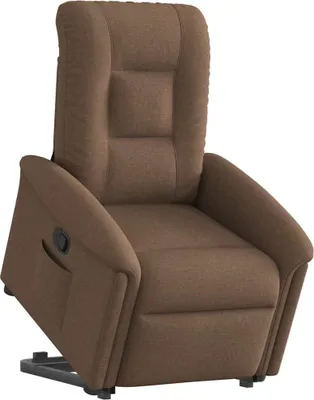 Produktbild von Relaxsessel mit Aufstehhilfe Braun Stoff