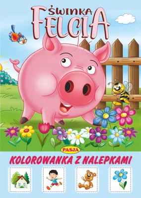 Zdjęcie produktu dla Kolorowanka z nalepkami i wierszykami dla dzieci