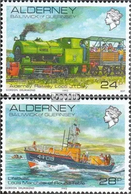 Produktbild von Briefmarken GB - Alderney 1993 Mi 59-60 (kompl.Ausg.) postfrisch Ansichten
