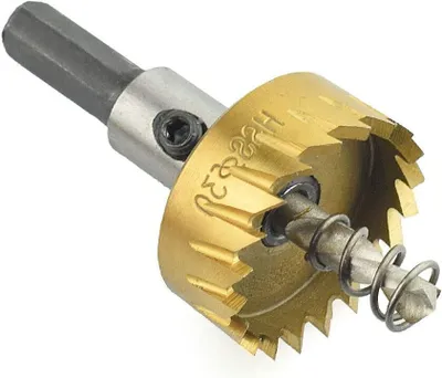 Obrázek produktu pro Pila na kov s vrtacím hrotem, 45 mm, HSS, pro kov, dřevo, slitiny, pro přesné vrtání, univerzální použití