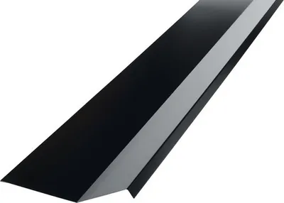 Obrázek produktu pro Krycí lišta PRECIT 1000 mm oplechování ke zdi 9005 černá