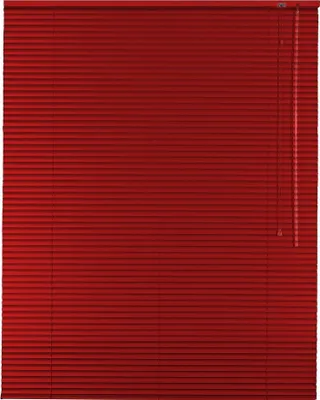Produktbild von Alu Jalousie Aluminiumjalousie 180 x 170 cm rot Rollo Jalousette Bedienseite rechts