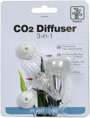 Produktbild von Tropica CO2-Diffusor mit integriertem Blasenzähler, Rückschlagventil und Keramikdiffusor