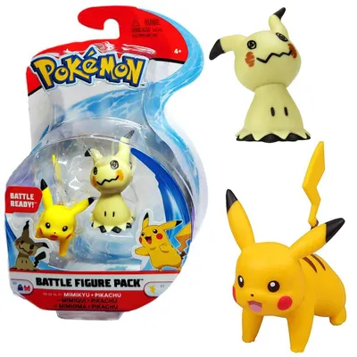 Produktbild von Pokemon Battle Figure Pack Mimigma und Pikachu