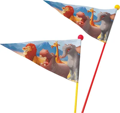Image de WIDEK Fanion de sécurité en fibre de verre très flexible "Animals Kingd