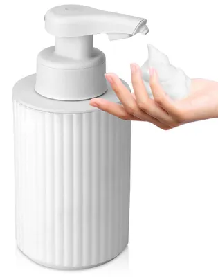 Image de Distributeur de savon automatique avec capteur, sans contact, rechargeable, 260 ml, blanc