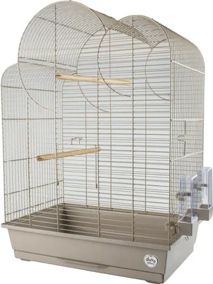 Produktbild von LAROY DUVO Mokka Eliza Vogelkäfig - 54 x 34 x 75 cm - Mokka
