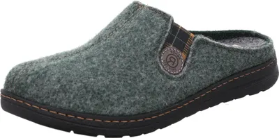 Produktbild von Rohde Herren Pantoffel Hausschuh Filz Stretcheinsatz Asiago 7142, Größe:42 EU, Farbe:Grün