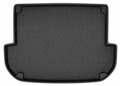 Zdjęcie produktu dla Mata do bagażnika do Hyundai Santa Fe II 2006-2012 (5-osobowa) – czarne, dopasowane