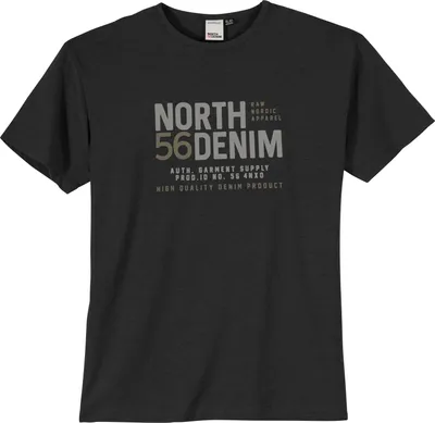 Produktbild von North Latitude XXL T-Shirt schwarz cooler Print, Größe:8XL