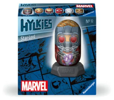 Produktbild von Ravensburger Hylkies: Die neue Sammelfigurenreihe zum selbst zusammenbauen. Figur #12 - Star-Lord. Für alle Guardians of the Galaxy Fans - Aufbauen, Verlieben, Sammeln