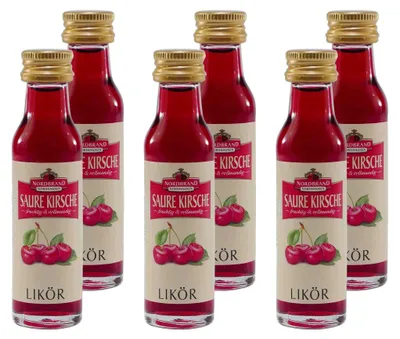 Produktbild von Nordbrand Saure Kirsche Likör (24 x 0,02L)