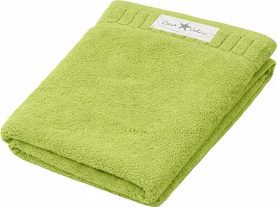 Produktbild von Casa Colori Frottier Duschtuch 70x140cm 70 x 140 cm grün Hohe Farbbrillanz, Einfache Pflege