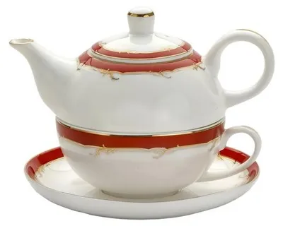 Produktbild von Hanipol Tea for One Teekanne mit Tasse Blumenmuster