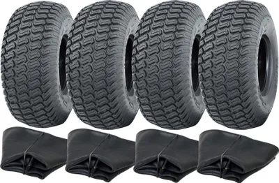 Produktbild von 15x6.00-6 Rasenmäherreifen & Schläuche 4lagig Wanda P332 TR13 Innenschläuche (4er Set)